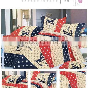 4PCS Flannel Fleece Bedding Sets thumbnail-3