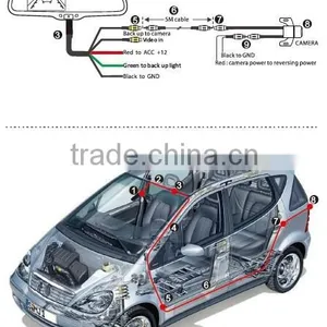Latest 4.3" Multi-function Car Rearview Mirror/car Anti-glare Interior Mirror/auto Dimming Rearview Mirror thumbnail-6