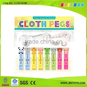 8PCS Plastic Cloth Pegs TJ15110196 thumbnail-1