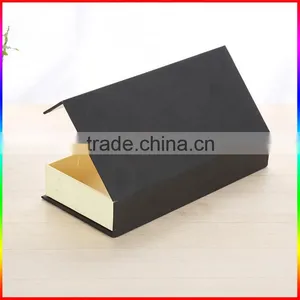 Magnetic Closure Cardboard Drawer Gift Fashion Black Packaging Boxes thumbnail-1