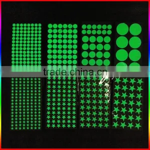 Glow in the Dark Dot and Star Sticker Sheet thumbnail-1