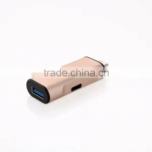 Sidiou Group USB Type-C Charging Adapter 1*USB 3.0 + 1* USB Type-C Charging Port With PD Function thumbnail-2