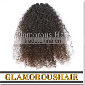 Unprocessed Virgin Peruvian Hair Kinky Curly Can Last Curl Long Time thumbnail-6