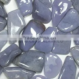 BLUE LACE AGATE TUMBLED PEBBLES STONE thumbnail-1