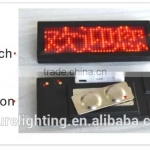 PROGRAMMABLE LED NAME BADGE WITH RECHARGEABLE BATTERY Electronic Digital Led Name Badge thumbnail-2