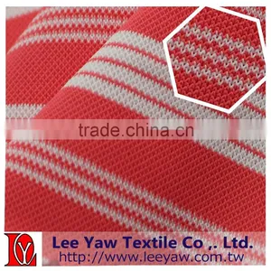 Polyester Full Dull Spandex Pique Stripe Fabric With Anti-bacterial thumbnail-3