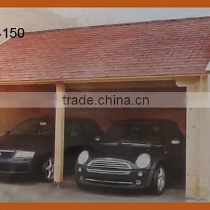 Personal Wood Carport With Two Parking Spaces thumbnail-1