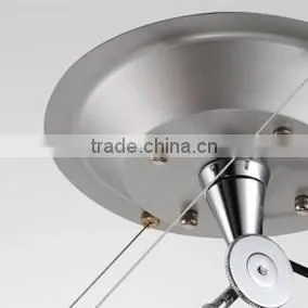 Modern Ceiling Foldable Stainless Fabric Shade Desk Lamp thumbnail-2