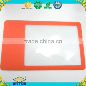 Factory OEM Colors PVC Material Plastic Credit Card Magnifier for Reading Fresnel Lens thumbnail-3