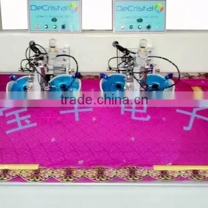 6 Heads Ultrosonic Automatic Rhinestone Setting Machine on T-shirt/cap thumbnail-1