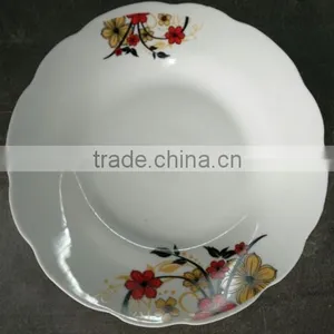 OEM 8inch Cheap Ceramic Soup Plates , Round Edge Decor Soup Plate , Cheap Porcelain Soup Plate to Irap thumbnail-4
