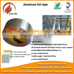 Best Sell Adhesive Backed Foil Tape for Duct | Pipeline | HVAC thumbnail-1