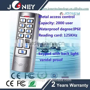 Make-in China Metal Touch Access Control With 125Khz Reading Card thumbnail-1