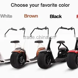 Powerful Electric Motor With 18inch Big Wheel Harley Scooter for Adult thumbnail-5
