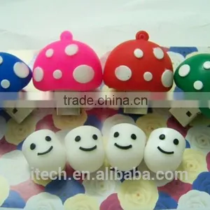 Mushroom USB Stick Promotional Pen Drive With Logo Print 1GB 2GB 4GB 8GB 16GB 32GB thumbnail-1
