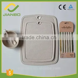 High Quality Hot Selling Nice Organic Rice Husk Cutting Board Kitchen Products thumbnail-1