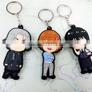 2016 New Style Rubber KeyChain, Silicone Charms-assorted Colors thumbnail-2