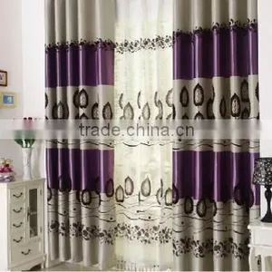 Customized Window Curtain Fabric, Jacquard Fabirc 030 Fire Retardant Blackout Fabric for Bedroom thumbnail-1
