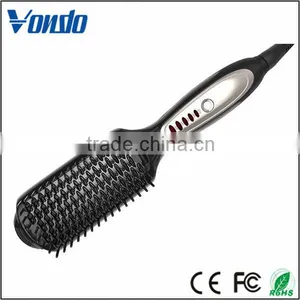 Multi-function Hair Straightener Curler HZ500 PTC Heating Hair Straightener With Brush thumbnail-3