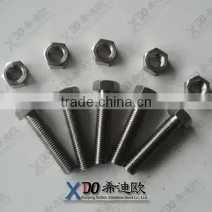 Alloy GH2132/A286 Stainless Steel Astm F593 Hex Bolt Made in China EN1.4980 thumbnail-3