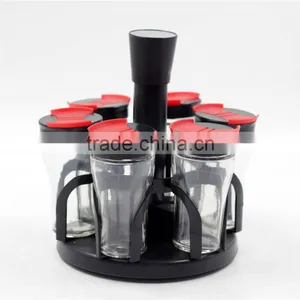 Wholesaler Spice Jar Set Empty Jar Pet Clear Bulk Spice Jar16S001 thumbnail-1