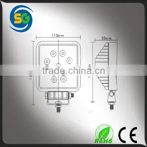 IP68 Waterproof 27W Led Work Light With 2 Years Warranty Led Tractor Working Lights thumbnail-2
