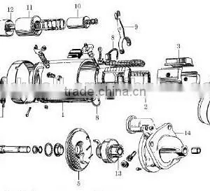 MASSEY FERGUSON Tractor MF 230 Starter Motor thumbnail-1