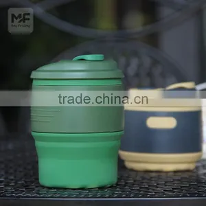 Portable Foldable Coffee Mugse Traveling Mugs Tazas Tea Cup Silicone Coffee Mugs thumbnail-3