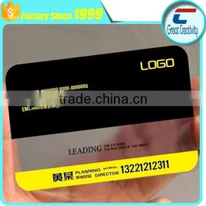 Printing Gold Hot Foil Stamping Transparent Business Cards thumbnail-1