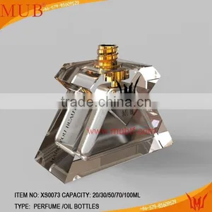Collecting Perfume Bottle Triangular Crystal Perfume Bottle in China thumbnail-1