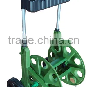 Garden Hose Reel Cart With Plastic Box thumbnail-1