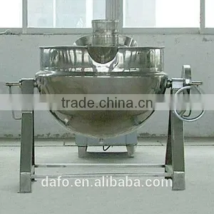 Sanitary Double Jacketed Steam Heating Jacketed Kettle thumbnail-6