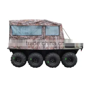 XBH 8X8-2 Standard Vehicle With Folding Shelter 800cc 8 Wheel 4 Stroke Rain Proof go Any Where ATV thumbnail-2