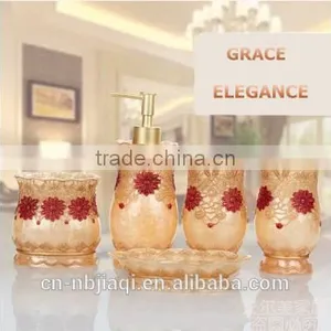 5pcs of Resin Bathroom Accessories Set thumbnail-1