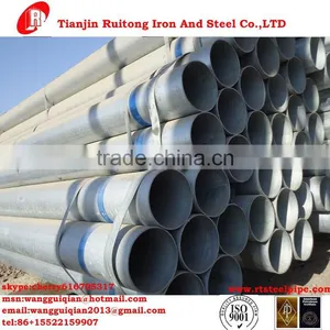 Q345 Erw Galvanized and Black Carbon Steel Pipe /tube thumbnail-1
