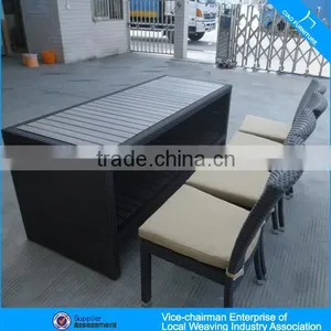 Elegant Outdoor Rattan Bar Furniture Bar Counter and Stool (CF819T) thumbnail-3