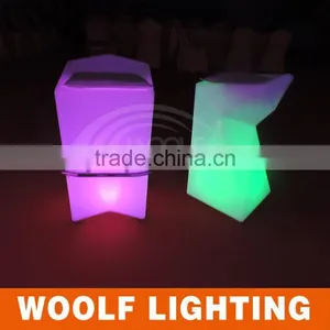 Modern Waterproof Rechargeable Illuminated Bar LED Chair thumbnail-1