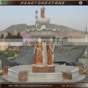 Outdoor Marble Lady Garden Fountain From Manufacture thumbnail-2