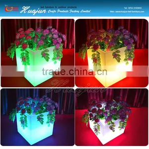 Cheap Waterproof Outdoor Glow LED Flower Pot thumbnail-2