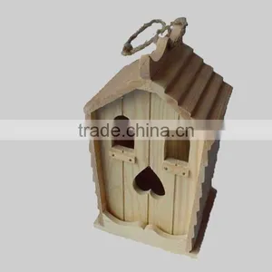 Garden Wooden Cottage Bird House thumbnail-2