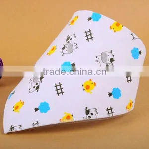 Trangle Cotton Plastic Bib Wholesale thumbnail-3