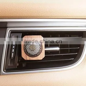 Aromatherapy Wooden Car Vents Car Perfume Essential Oil Air Purifier thumbnail-1