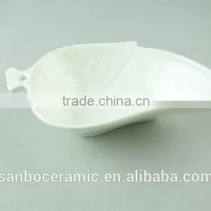 Ceramic Letter Dish White Porcelain Heart Shaped Dish With Color Box / Promotion thumbnail-3
