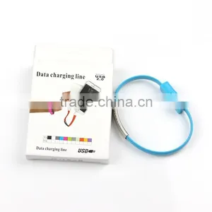 HOT USB Charging Charge Data Sync Cable For Phone Bracelet Wrist Band Charger thumbnail-4