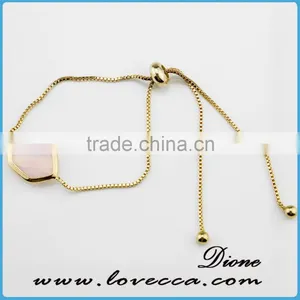 2016 Wholesale Adjustable Glass Multicolor Gemstone Bracelets thumbnail-4