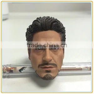1 6 Ironman 3 Movie Character Robert Downey Jr.head Sculpture thumbnail-2