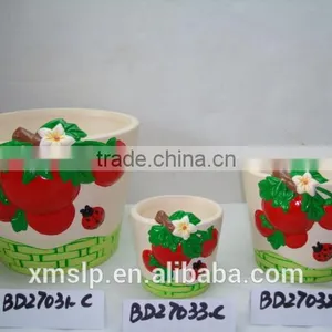 Ceramic Flower Pot With Bobble Animal Head thumbnail-2