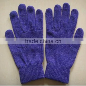 Silver Fiber Acrylic IPhone Gloves For Screen Touch ZMR731 thumbnail-1