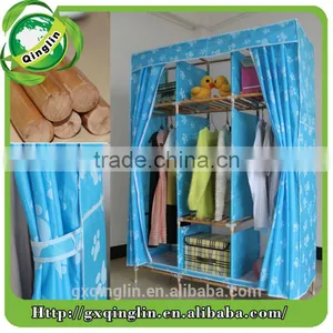 Waterproof Feature Kids Cabinet Wardrobe Home Furniture thumbnail-4