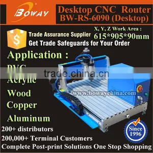 6090 Cheap Desktop Mini Advertisement Engraving and Cutting Wood CNC Router thumbnail-1